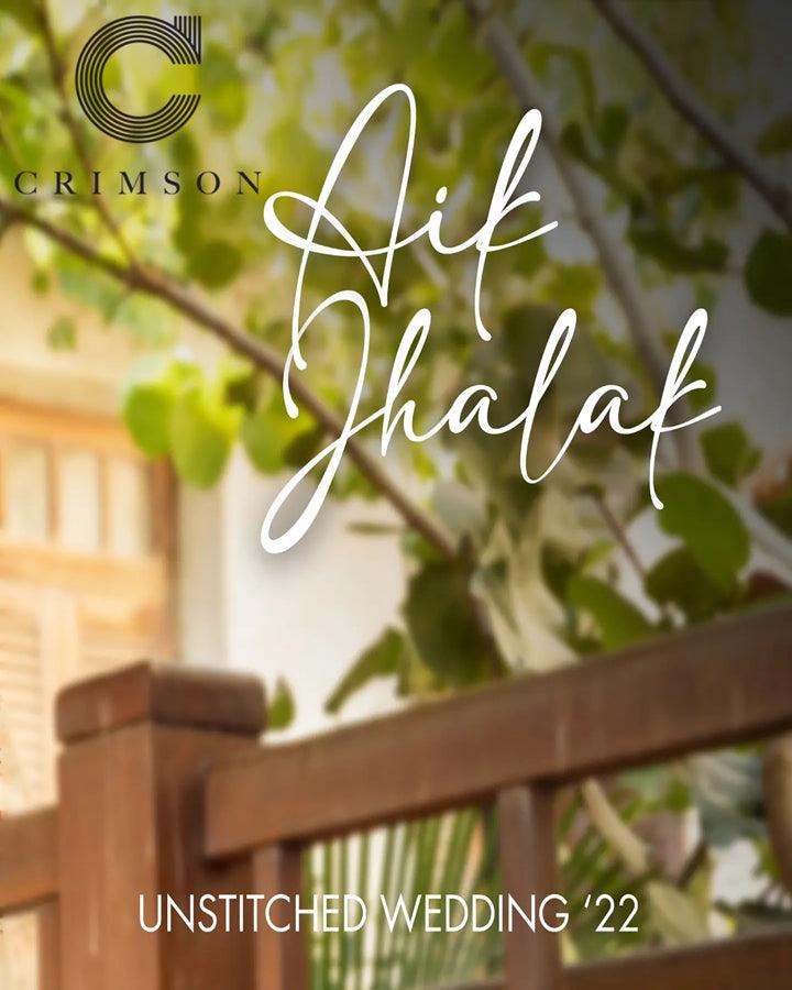 Aik Jhalak Wedding - Crimson - Shahana Collection