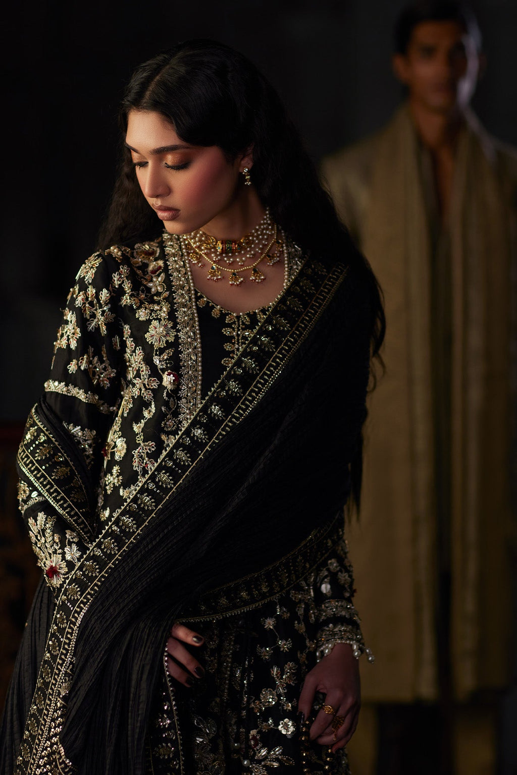 Zivra by Saad Bin Shahzad Angrakha Suit - Shahana Collection UK