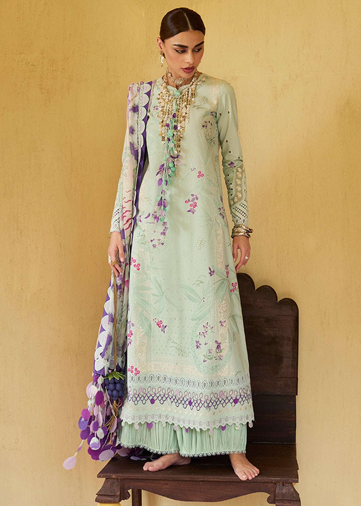 Lara by Suffuse Unstitched Lawn - Shahana Collection UK
