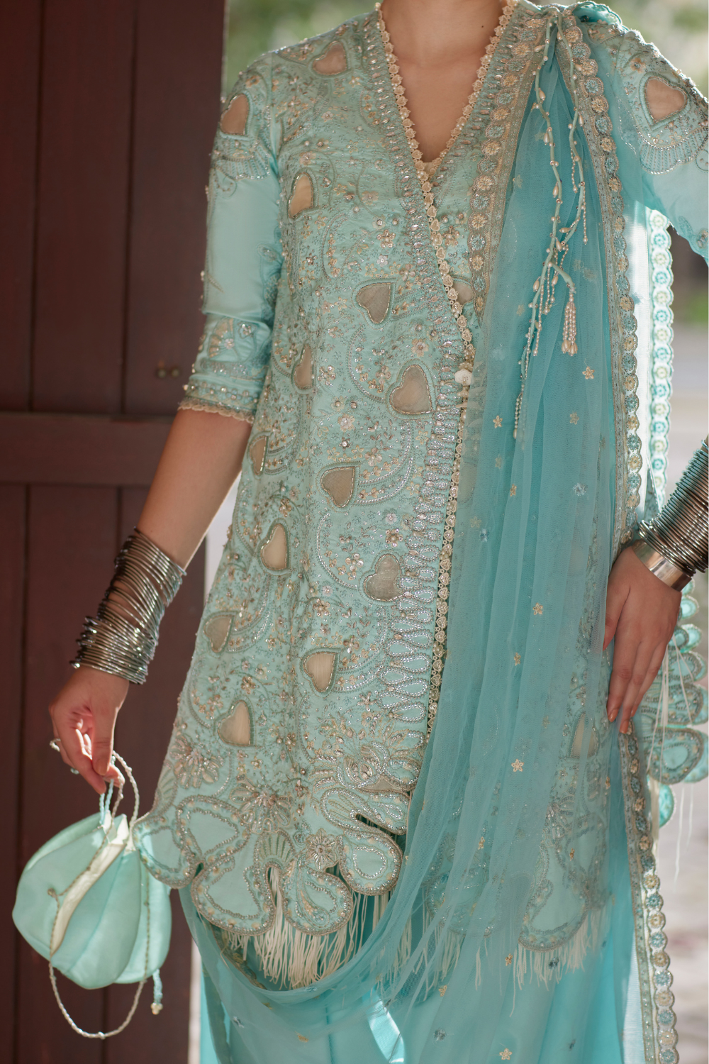 Aks by Soraya Official Silk Suit - Shahana Collection UK