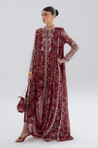 Saaz by Soraya Official Draped Jacket Suit - Shahana Collection UK