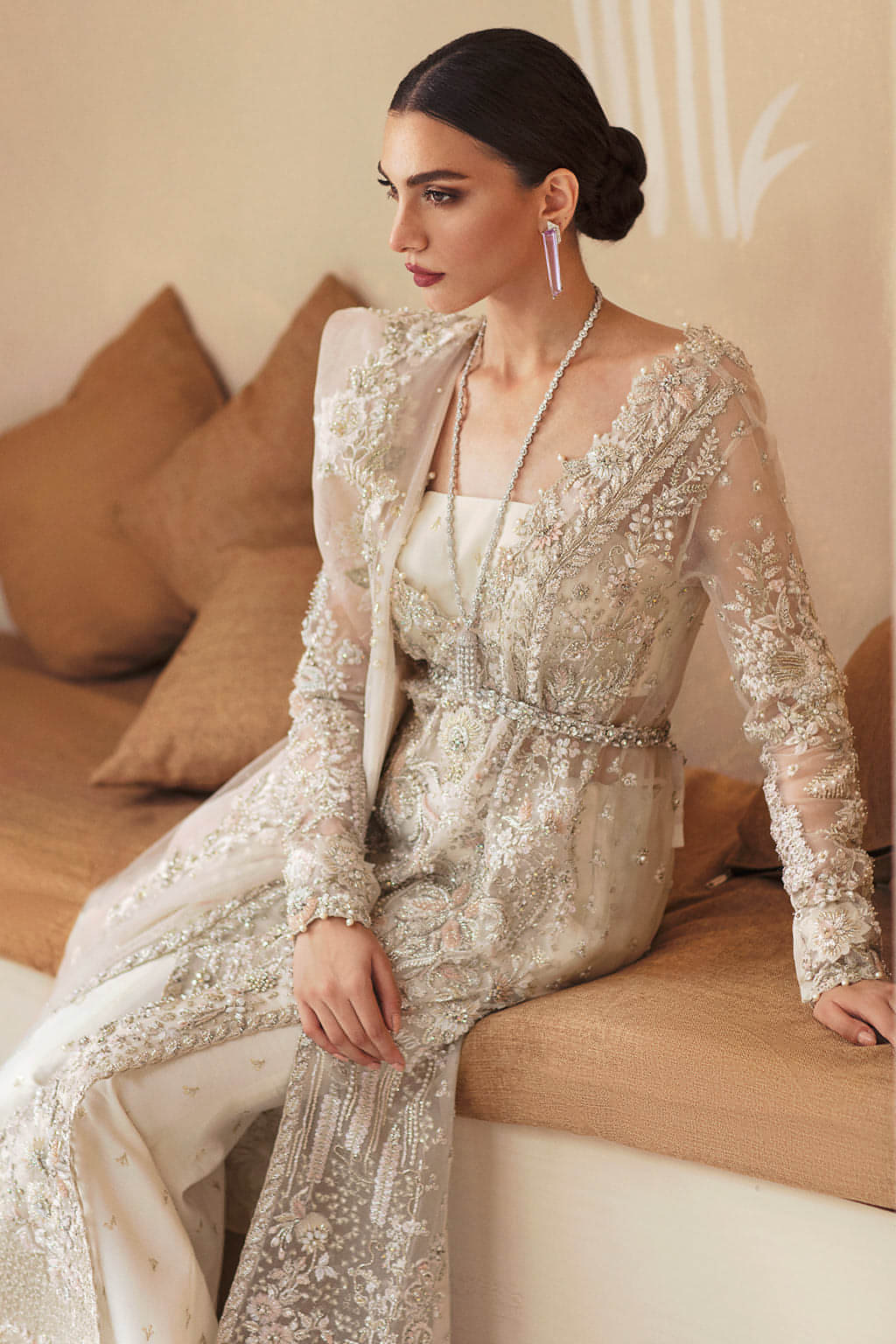Anya by Soraya Official Long Shirt Ensemble - Shahana Collection UK
