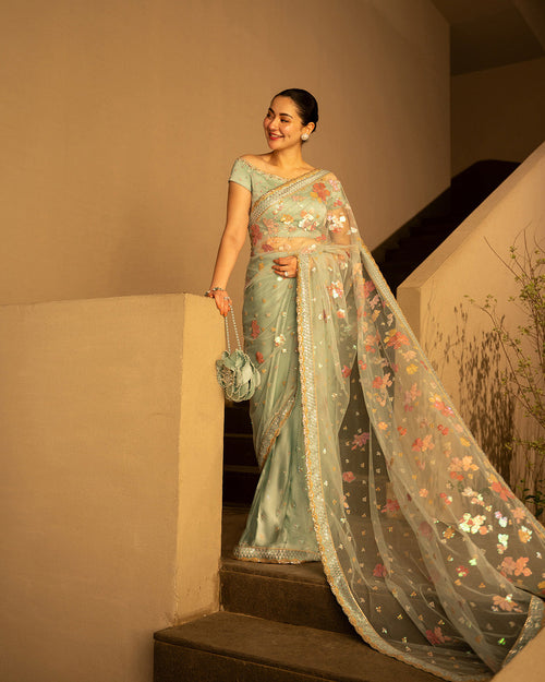 Nureet by Faiza Saqlain Made To Order - Shahana Collection UK