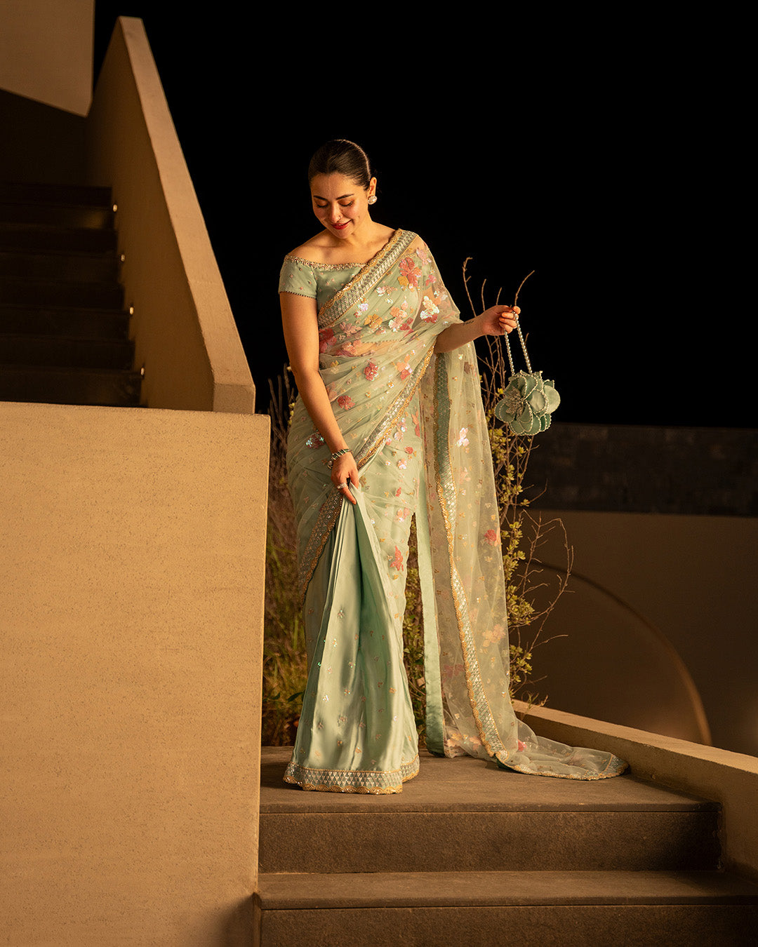 Nureet by Faiza Saqlain Made To Order - Shahana Collection UK