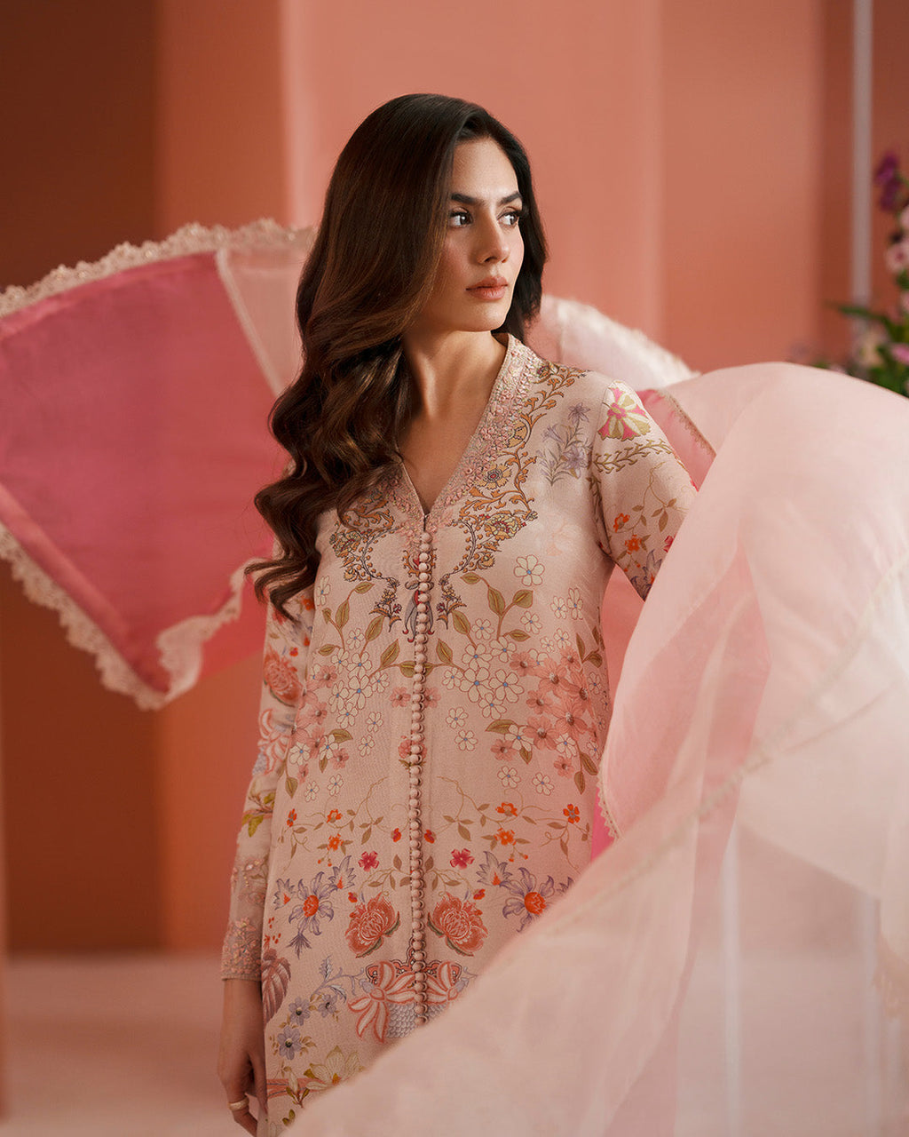 Nermin by Faiza Saqlain Made To Order - Shahana Collection UK