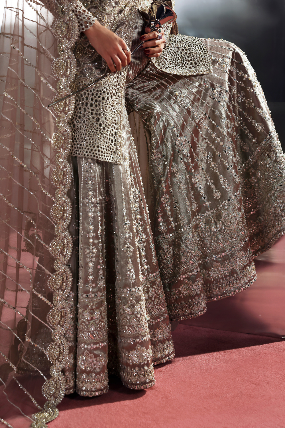 Astrell by Soraya Official Jacket Sharara Suit - Shahana Collection UK