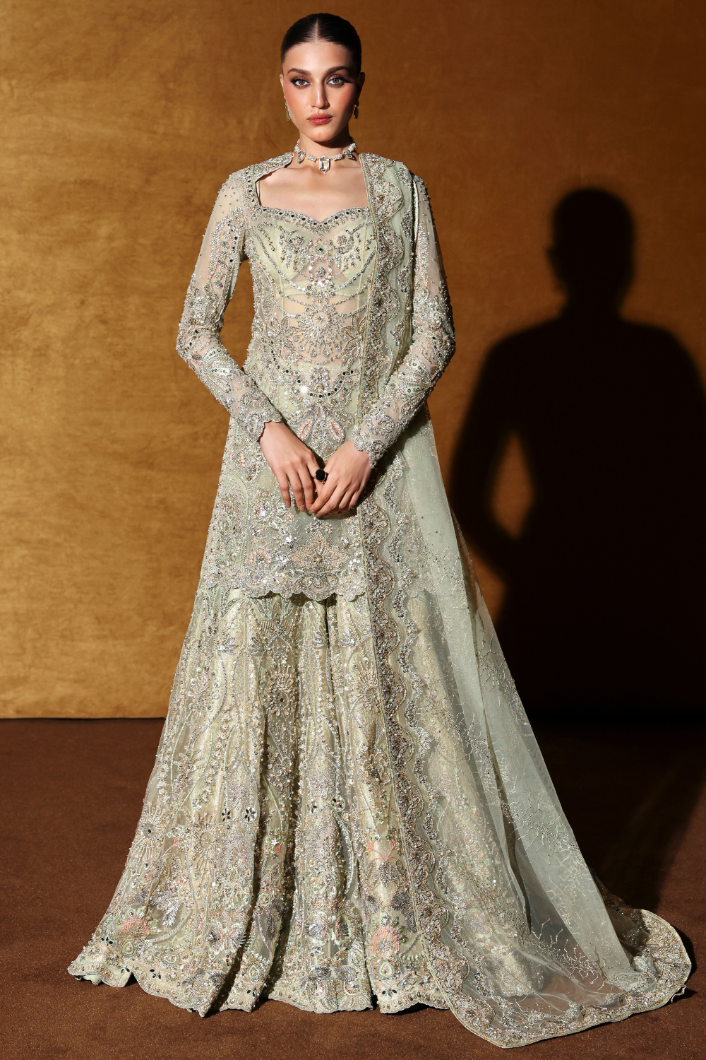 Elaris by Soraya Official Sharara Suit - Shahana Collection UK