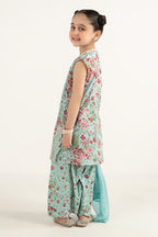 3 Piece Embroidered Lawn by Maria B Kids Luxury Pret - Shahana Collection UK