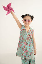 3 Piece Embroidered Lawn by Maria B Kids Luxury Pret - Shahana Collection UK