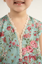 3 Piece Embroidered Lawn by Maria B Kids Luxury Pret - Shahana Collection UK