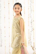 3 Piece Embroidered Chiffon by Maria B Kids Luxury Formals - Shahana Collection UK