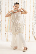 3 Piece Embroidered Chiffon by Maria B Kids Luxury Formals - Shahana Collection UK