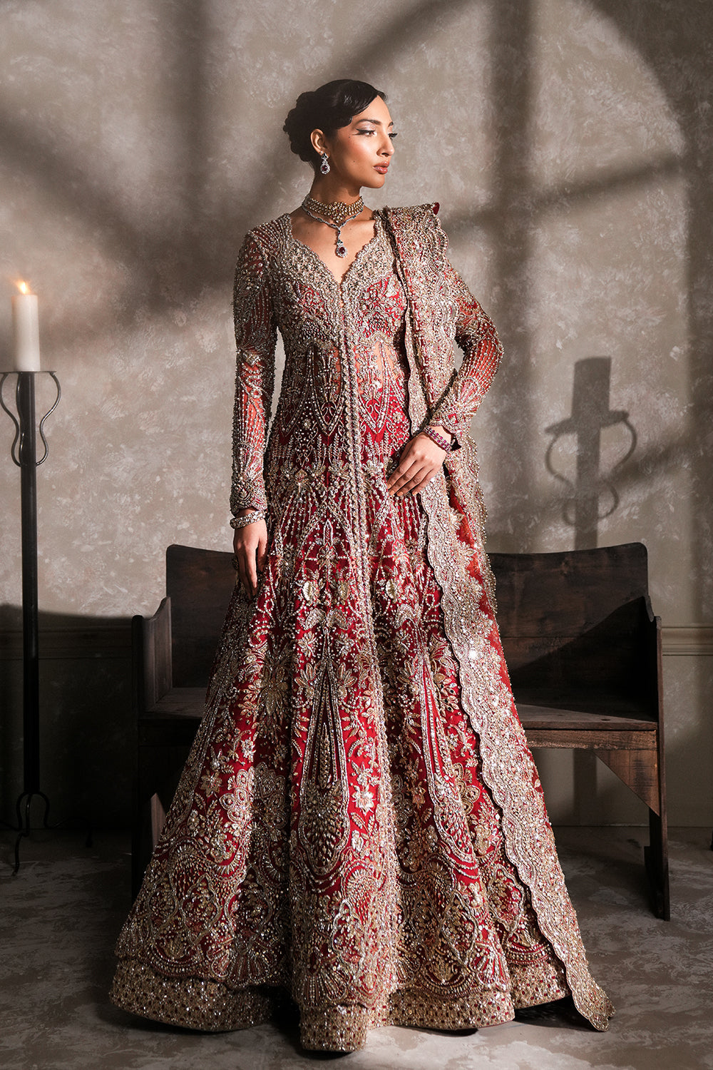 Nyah by Soraya Official Bridal Pishwas Lehenga - Shahana Collection UK