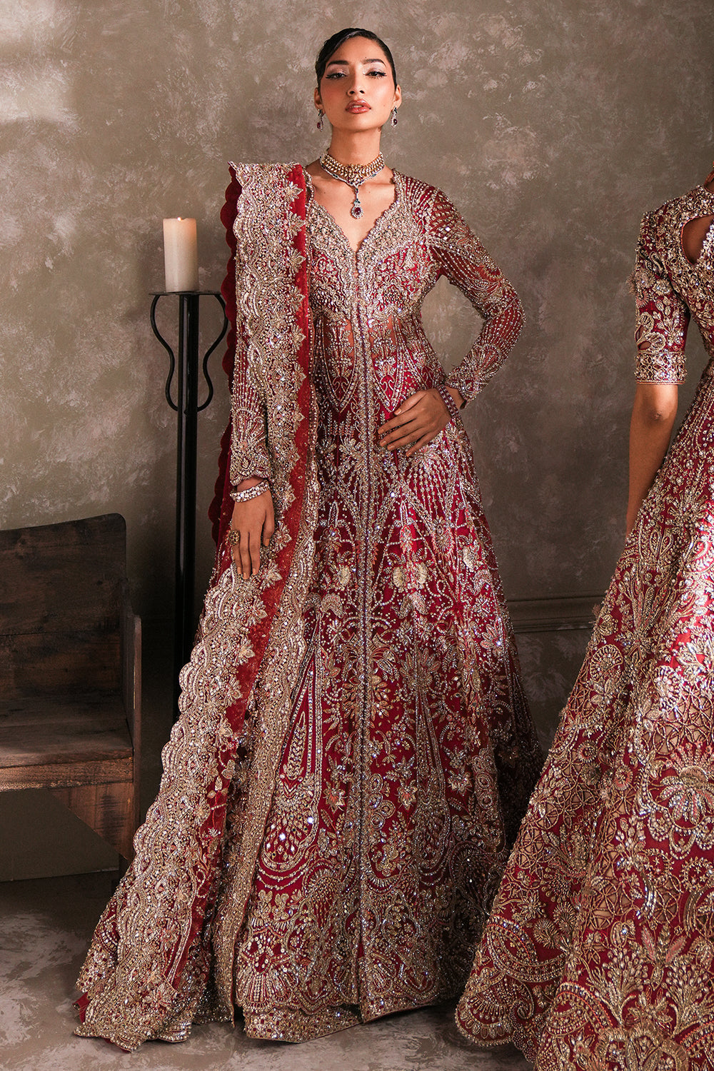 Nyah by Soraya Official Bridal Pishwas Lehenga - Shahana Collection UK