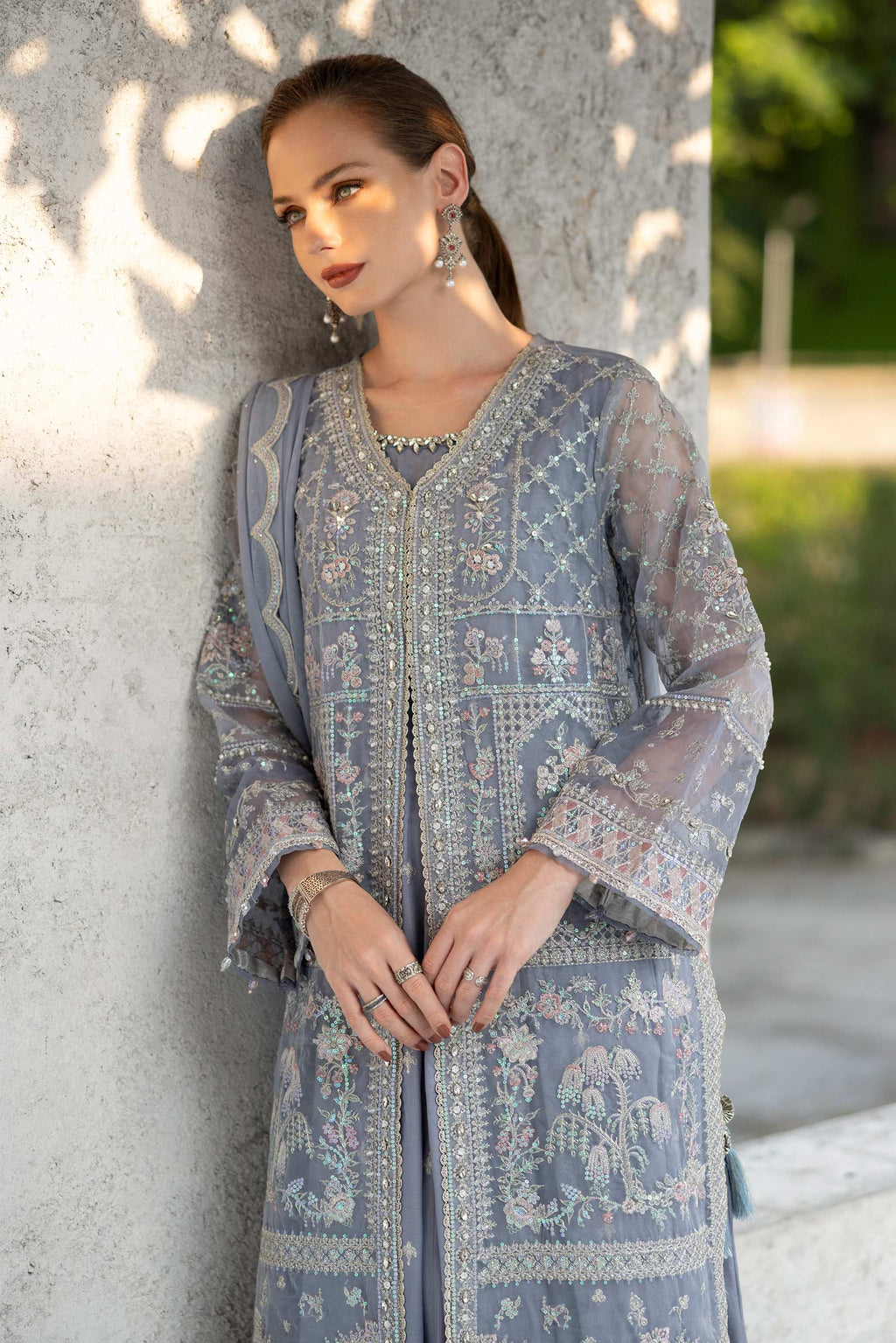 3 Piece Embroidered Organza by Maria B Luxury Formals - Shahana Collection UK