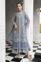 3 Piece Embroidered Organza by Maria B Luxury Formals - Shahana Collection UK