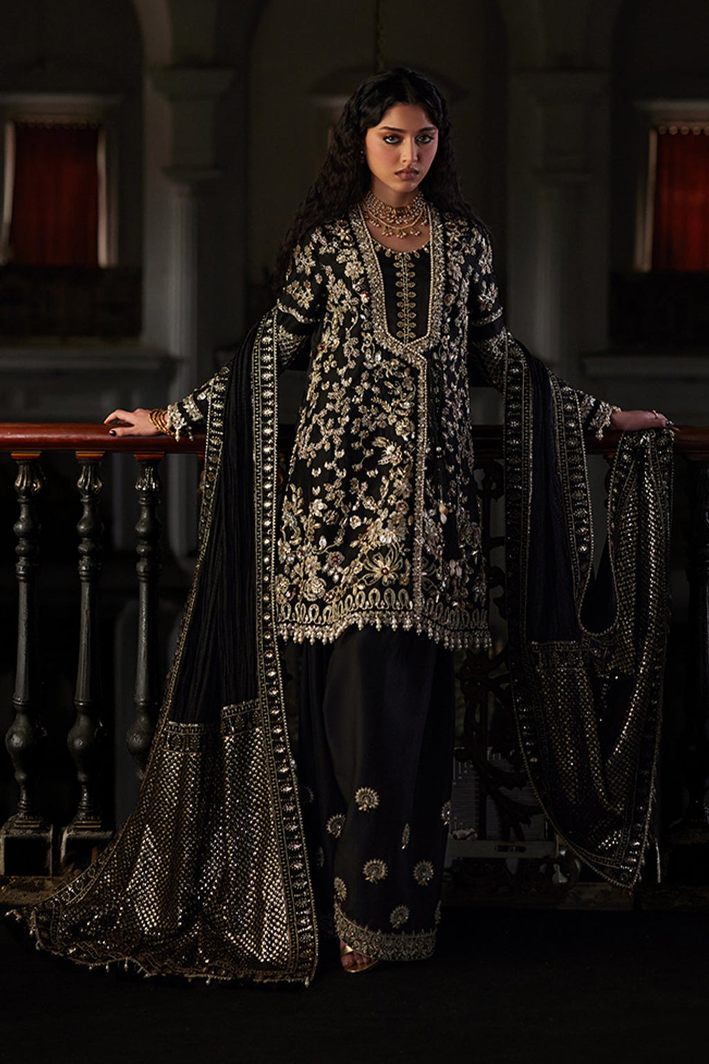 Zivra by Saad Bin Shahzad Angrakha Suit - Shahana Collection UK
